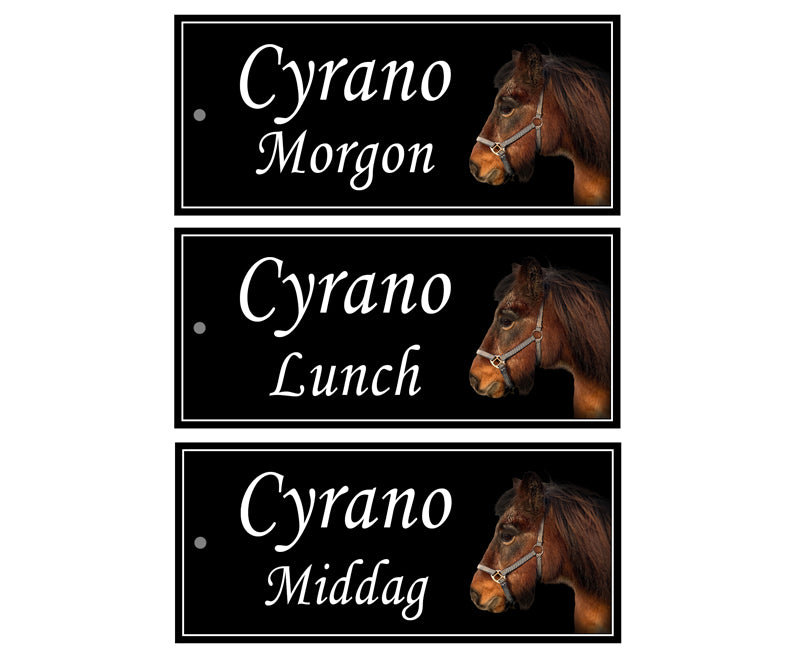 Höpåseskyltar (3-pack) med bild