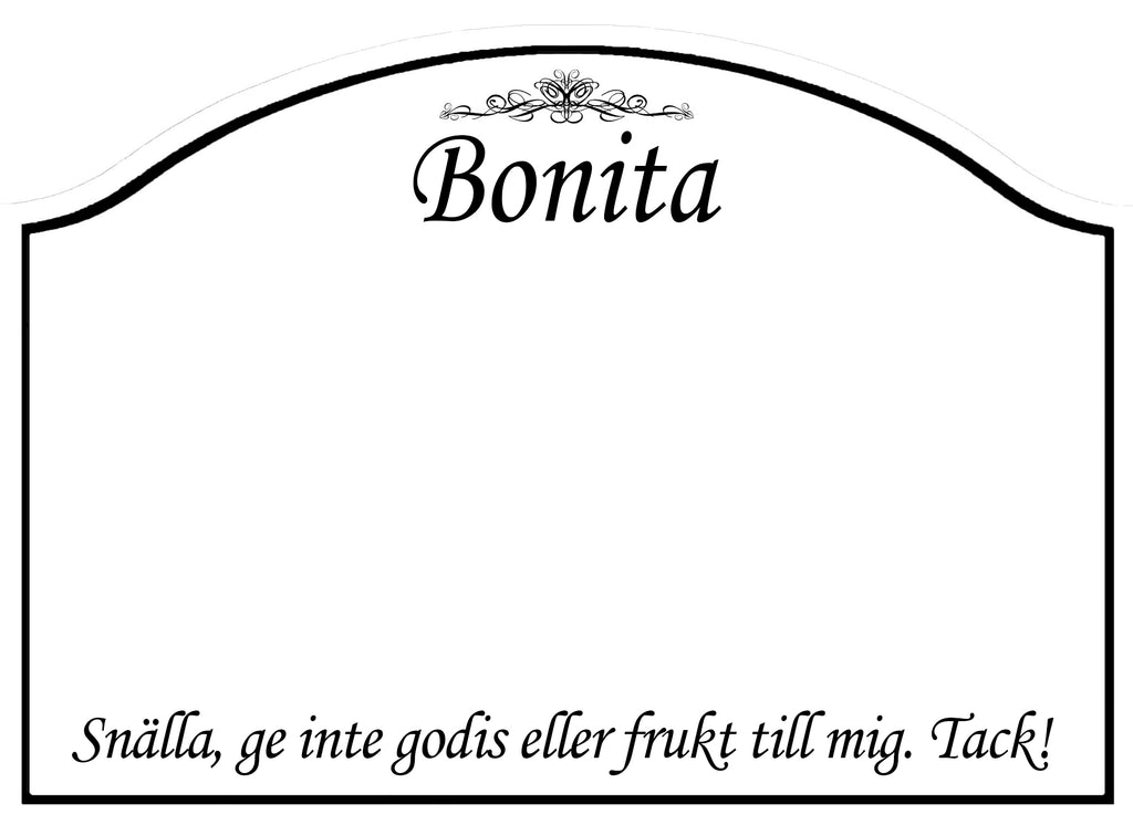Infoskylt Luxury